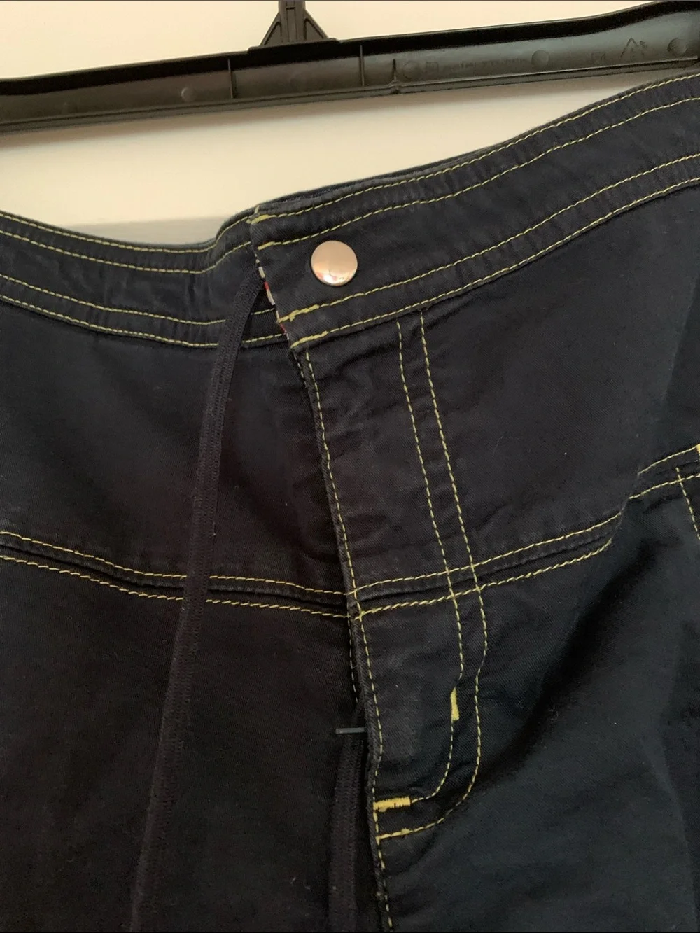 Nike Women's Navy Athletic Shorts with Contrast Stitching